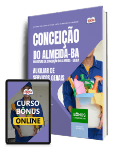 Apostila Prefeitura de Conceição do Almeida-BA 2026 - Auxiliar de Serviços Gerais