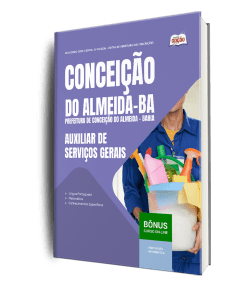 Apostila Prefeitura de Conceição do Almeida-BA 2026 - Auxiliar de Serviços Gerais