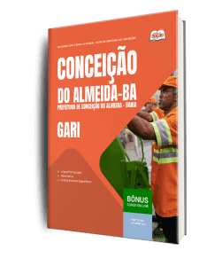 Apostila Prefeitura de Conceição do Almeida-BA 2026 - Gari