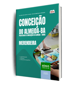 Apostila Prefeitura de Conceição do Almeida-BA 2026 - Merendeira