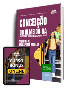 Apostila Prefeitura de Conceição do Almeida-BA 2026 - Monitor de Transporte Escolar