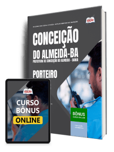 Apostila Prefeitura de Conceição do Almeida-BA 2026 - Porteiro