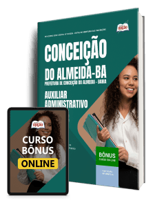 Apostila Prefeitura de Conceição do Almeida-BA 2026 - Auxiliar Administrativo