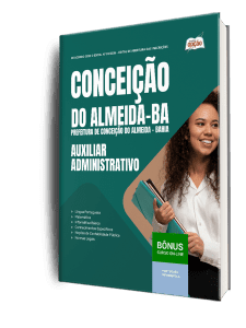 Apostila Prefeitura de Conceição do Almeida-BA 2026 - Auxiliar Administrativo