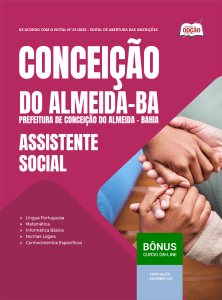 Apostila Prefeitura de Conceição do Almeida-BA 2026 - Assistente Social