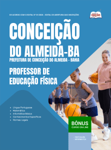 Apostila Prefeitura de Conceição do Almeida-BA 2026 - Professor de Educação Física