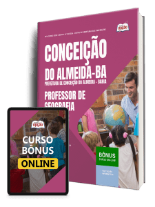 Apostila Prefeitura de Conceição do Almeida-BA 2026 - Professor de Geografia