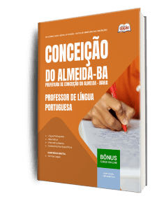Apostila Prefeitura de Conceição do Almeida-BA 2026 - Professor de Língua Portuguesa