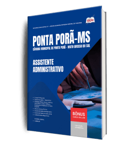 Apostila Câmara de Ponta Porã-MS 2026 - Assistente Administrativo