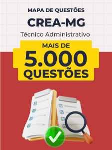 Mapa de Questões Online - CREA-MG - Técnico Administrativo - 5 Mil Questões