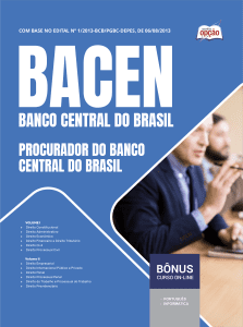Apostila BACEN 2026 - Procurador do Banco Central do Brasil