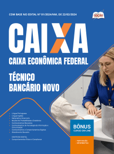 Apostila CAIXA 2026 - Técnico Bancário Novo