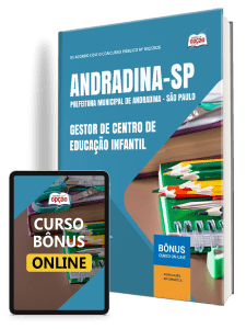 Apostila Prefeitura de Andradina-SP 2026 - Gestor de Centro de Educação Infantil