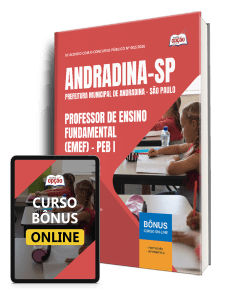 Apostila Prefeitura de Andradina-SP 2026 - Professor de Ensino Fundamental (EMEF) - PEB I