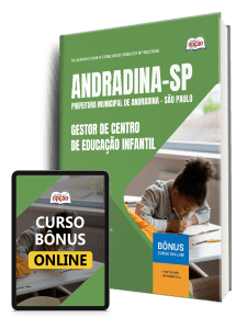 Apostila Prefeitura de Andradina-SP 2026 - Professor de Educação Infantil em Creche