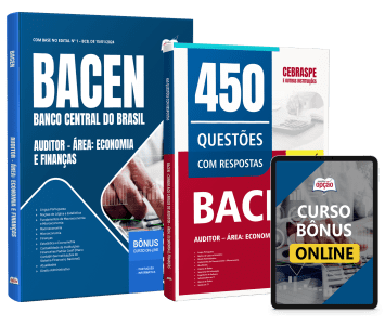 Combo BACEN 2026 - Auditor - Área: Economia e Finanças