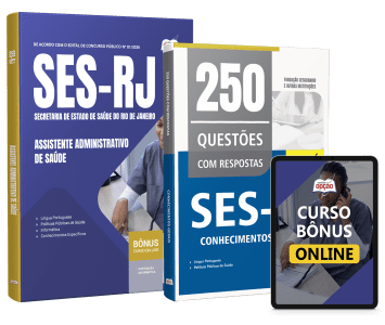 Combo SES-RJ 2026 - Assistente Administrativo de Saúde