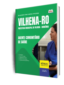 Apostila Prefeitura de Vilhena-RO 2026 - Agente Comunitário de Saúde (ACS)