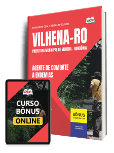 Apostila Prefeitura de Vilhena-RO 2026 - Agente de Combate a Endemias (ACE)