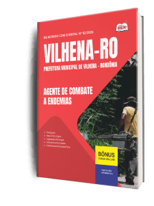 Apostila Prefeitura de Vilhena-RO 2026 - Agente de Combate a Endemias (ACE)