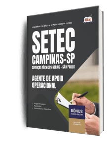 Apostila SETEC Campinas-SP 2026 - Agente de Apoio Operacional