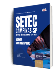 Apostila SETEC Campinas-SP 2026 - Agente Administrativo
