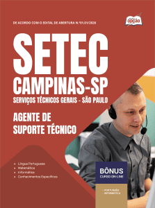 Apostila SETEC Campinas-SP 2026 - Agente de Suporte Técnico