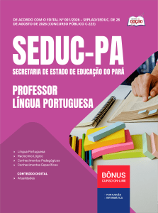 Apostila SEDUC-PA 2026 - Professor - Língua Portuguesa