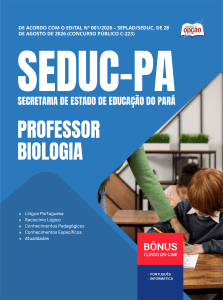 Apostila SEDUC-PA 2026 - Professor - Biologia