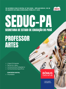 Apostila SEDUC-PA 2026 - Professor - Artes