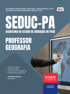 Apostila SEDUC-PA 2026 - Professor - Geografia