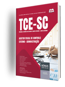 Apostila TCE-SC 2026 - Auditor Fiscal de Controle Externo - Administração