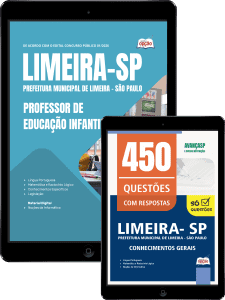 Combo Prefeitura de Limeira - SP 2026 - Professor de Educação Infantil