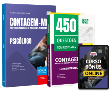 Combo Prefeitura de Contagem - MG 2026 - Psicólogo