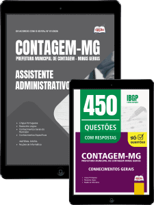 Combo Prefeitura de Contagem - MG 2026 - Assistente Administrativo