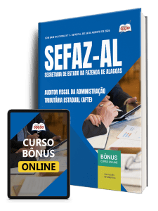 Apostila SEFAZ-AL 2026 - Auditor Fiscal da Administração Tributária Estadual (AFTE)