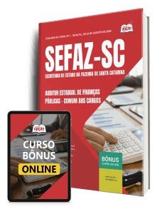 Apostila SEFAZ-SC 2026 - Auditor Estadual de Finanças Públicas - Comum aos Cargos