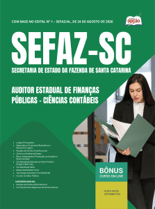 Apostila SEFAZ-SC 2026 - Auditor Estadual de Finanças Públicas - Ciências Contábeis