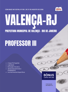Apostila Prefeitura de Valença-RJ em PDF 2026 - Professor III