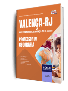 Apostila Prefeitura de Valença-RJ 2026 - Professor IV - Geografia