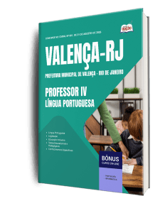 Apostila Prefeitura de Valença-RJ 2026 - Professor IV - Língua Portuguesa