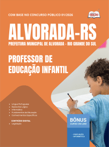 Apostila Prefeitura de Alvorada-RS 2026 - Professor de Educação Infantil