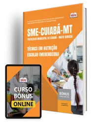 Capa Apostila SME-Cuiabá-MT 2026 - Técnico em Nutrição Escolar (Merendeira)