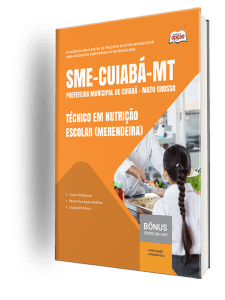 Apostila SME-Cuiabá-MT 2026 - Técnico em Nutrição Escolar (Merendeira)
