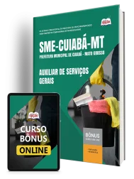 Capa Apostila SME-Cuiabá-MT 2026 - Técnico em Manutenção e Infraestrutura - Auxiliar de Serviços Gerais
