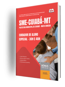 Apostila SME-Cuiabá-MT 2026 - Cuidador de Aluno Especial - 30h e 40h