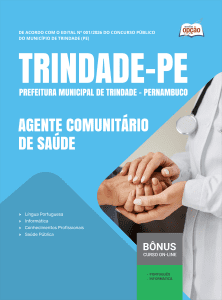 Apostila Prefeitura de Trindade-PE 2026 - Agente Comunitário de Saúde