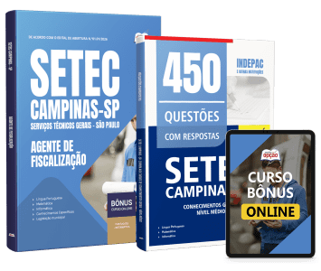 Combo SETEC Campinas-SP 2026 - Agente de Fiscalização