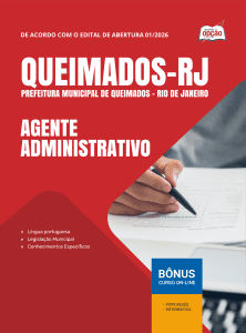 Apostila Prefeitura de Queimados-RJ 2026 - Agente Administrativo
