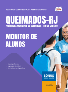 Apostila Prefeitura de Queimados-RJ 2026 - Monitor de Alunos